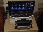 Магнитола для Toyota Land Cruiser 200 2015-2021 (с JBL и 360) - Kuberg ZH-T1604 монитор 16.3", Android 12, Быстрая, CarPlay, 4G SIM-слот, блок климата и беспроводная зарядка