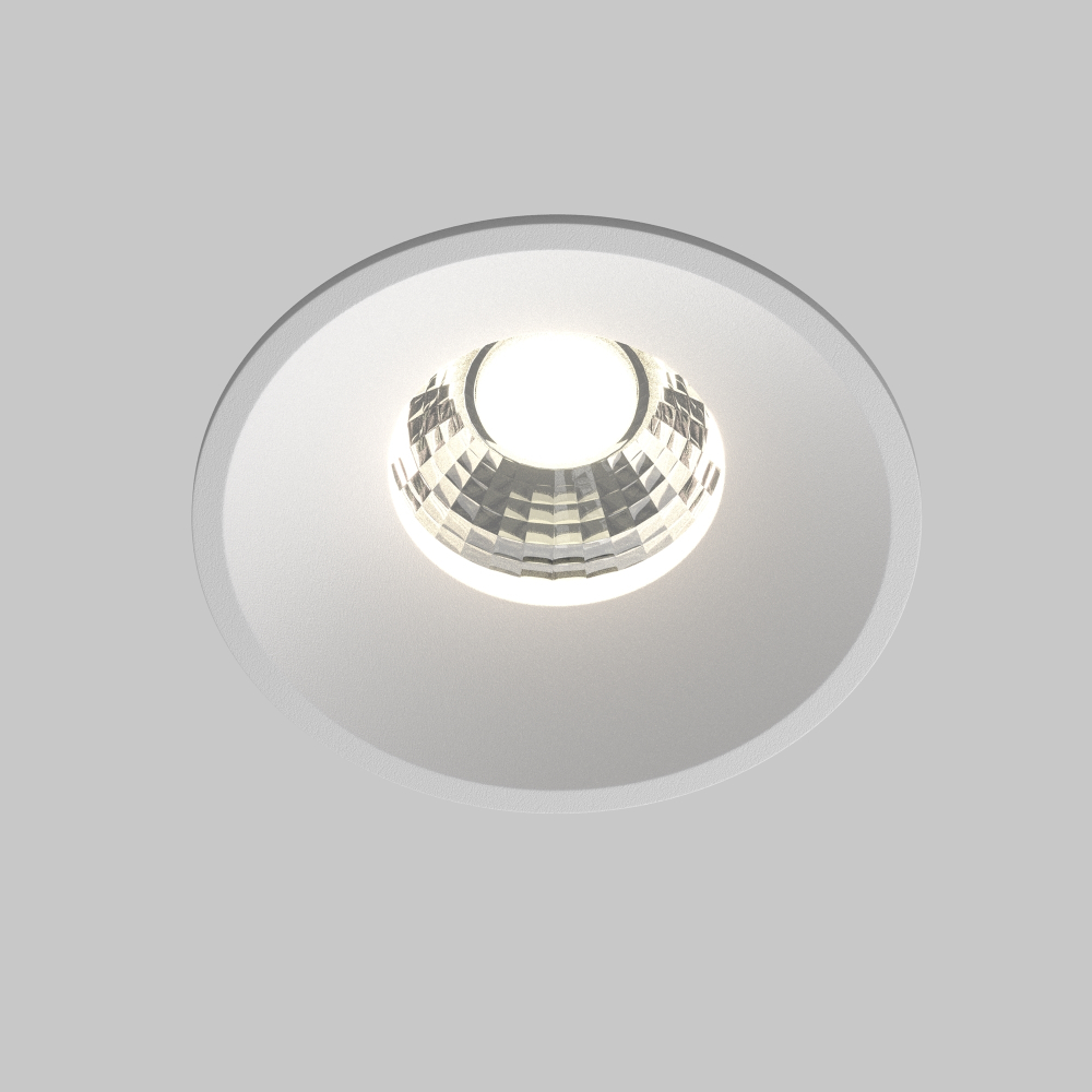 Встраиваемый светодиодный светильник Maytoni Round DL058-12W-DTW-W