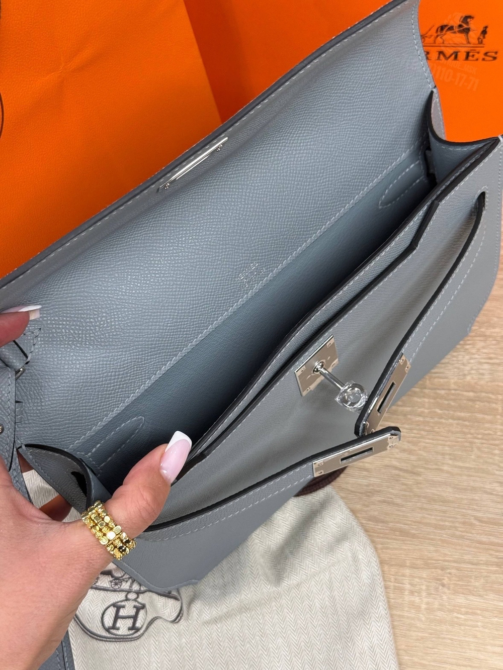 Клатч-Сумка через плечо Hermes Kelly Depeches 25