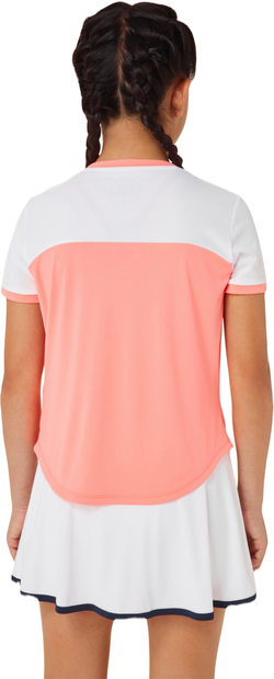 Футболка для девочки теннисная Asics Tennis Short Sleeve Top - Розовый