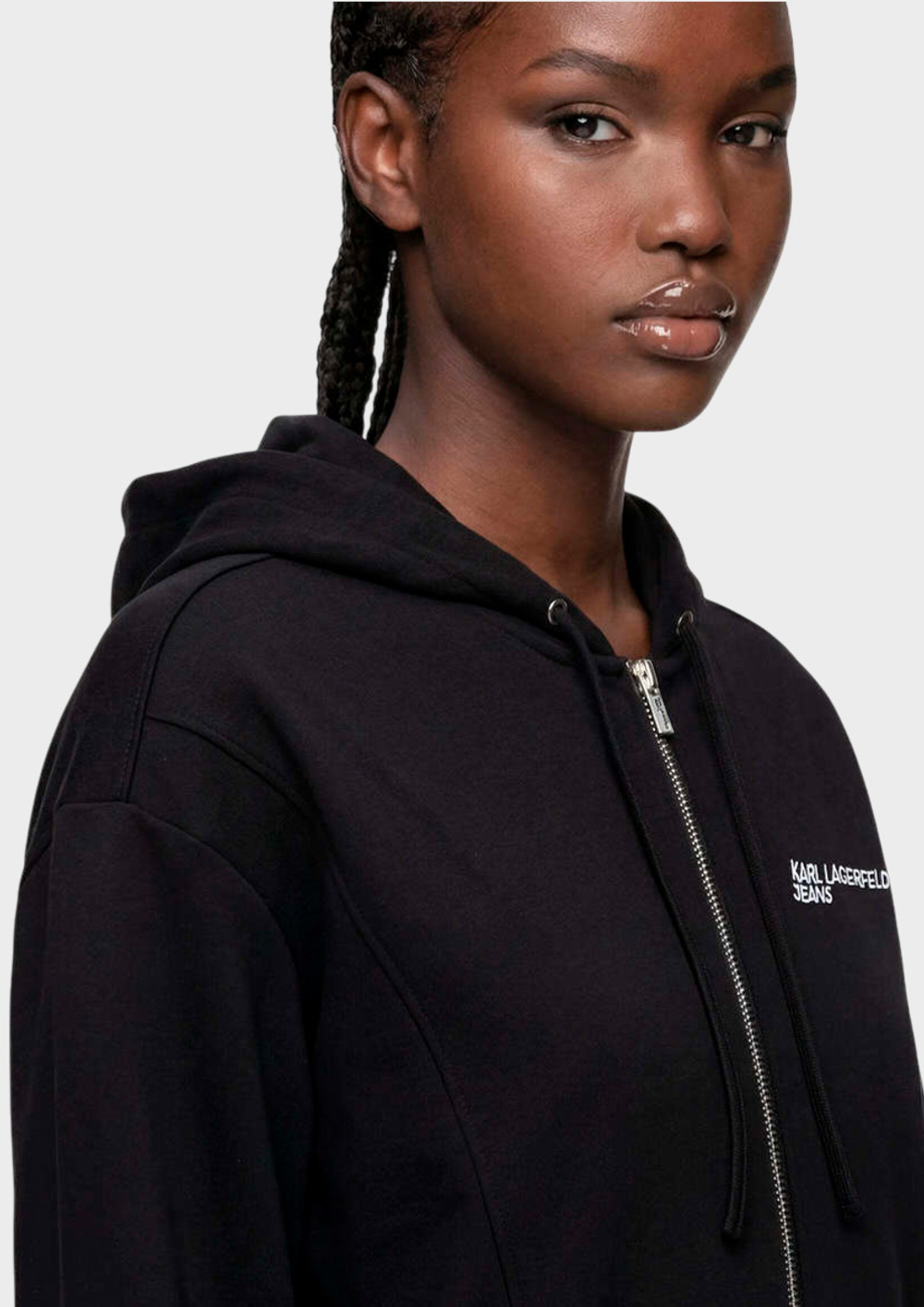 Толстовка KARL LAGERFELD JEANS Milano Zip Hoodie