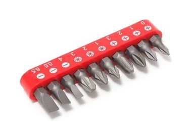 Набор бит 10пр. 1/4''(PH.0,1,2,3, PZ.1,2,3, SL 4, 5.5, 6.5мм-25мм),в блистере Forsage F-21020