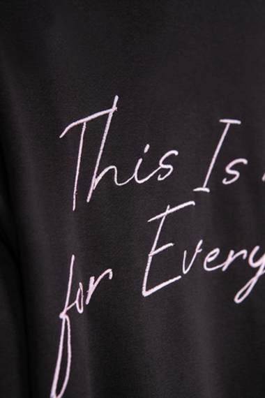 «Half Zip not for everyone» Толстовка с вышивкой.