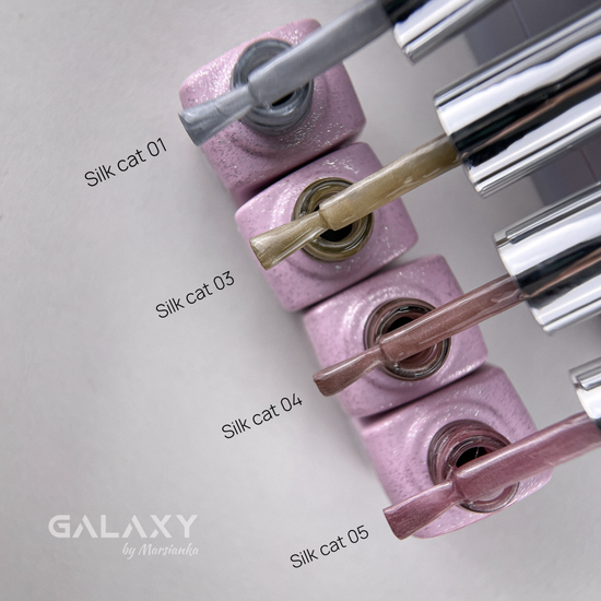 Гель лак Galaxy Silk cat 01, 8г