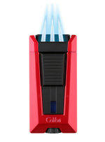 Зажигалка сигарная Colibri Stealth (тройное пламя), красный металлик