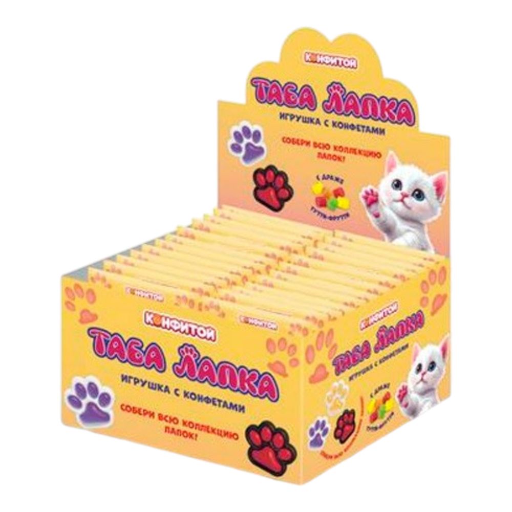Игрушка ТАБА ЛАПКА  с конфетами 2г