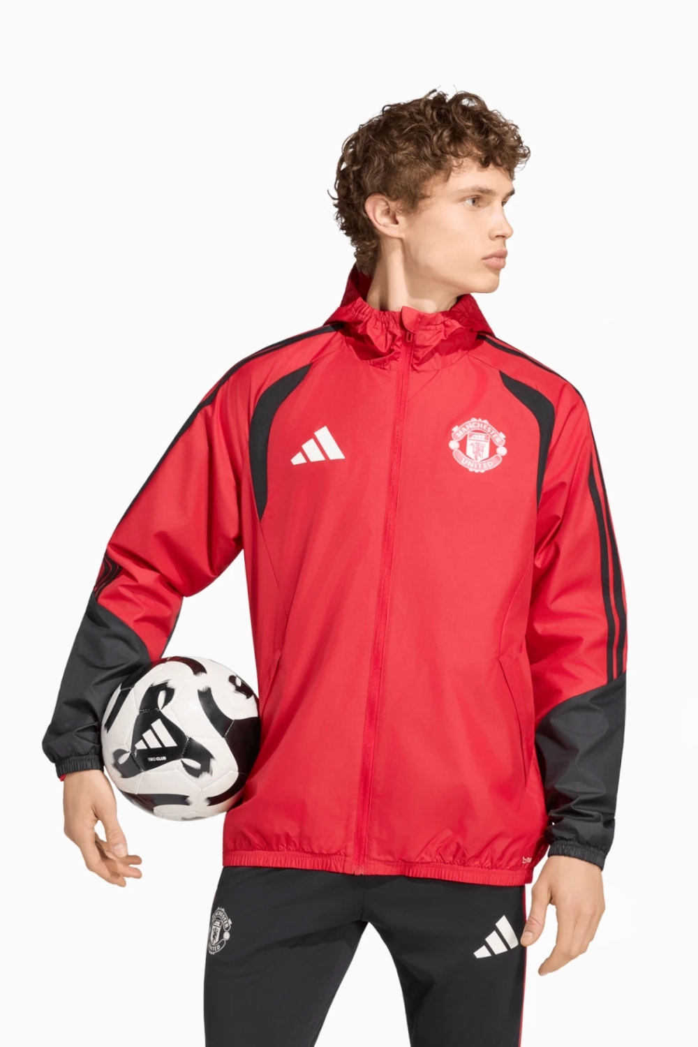 Ветровка adidas Manchester United 26/27 Tiro All Weather - красный