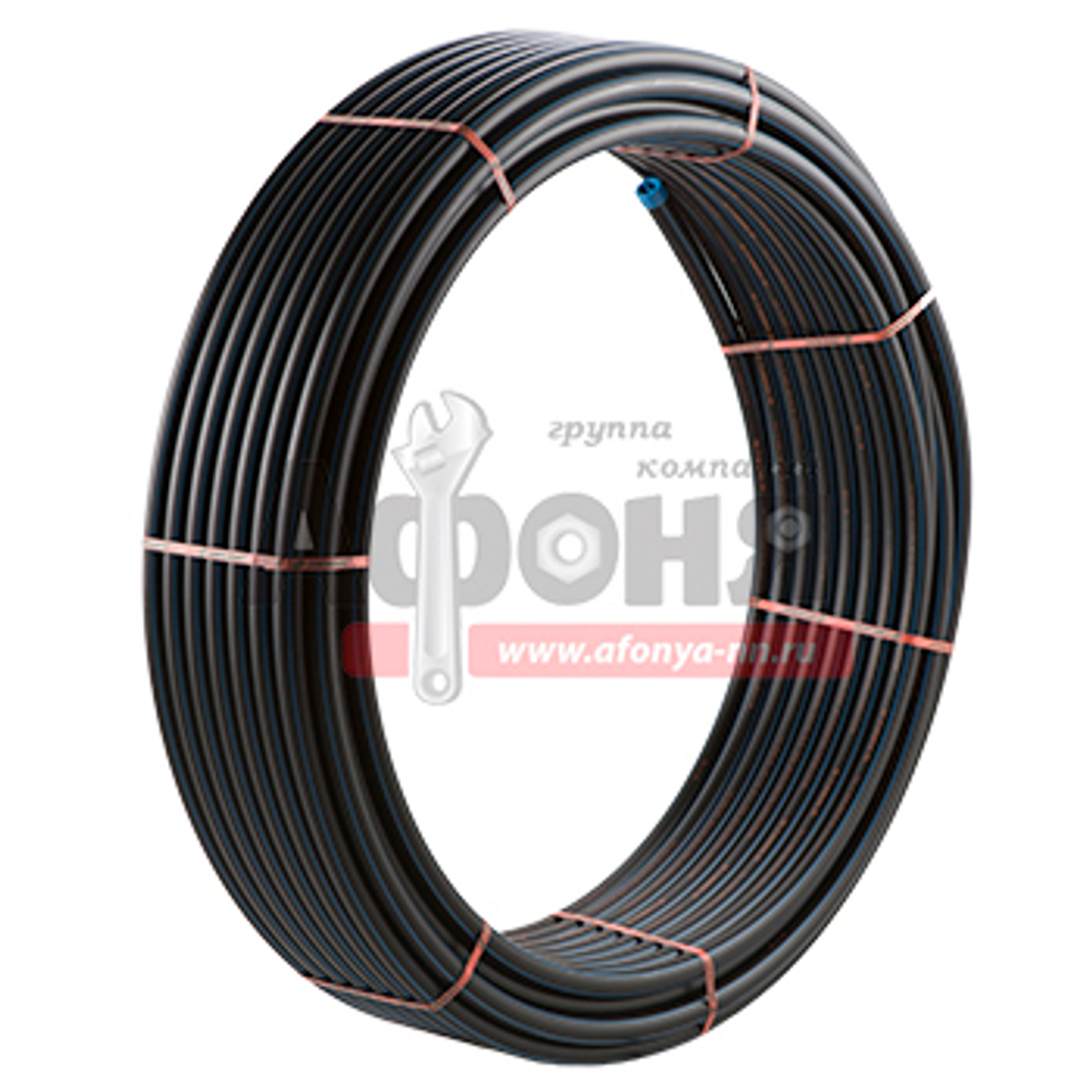 Труба ПЭ100 PN 16 SDR 11 20х2,0 (бухта 100м.) черная