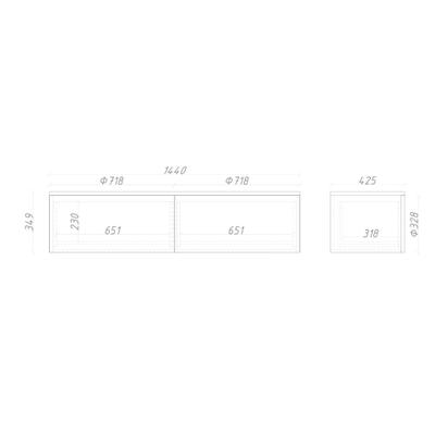 Тумба подвесная ML062