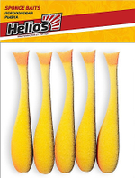 Рыбка поролоновая Helios HSN-120-23UV 120мм 5шт Не оснащенная под офсет