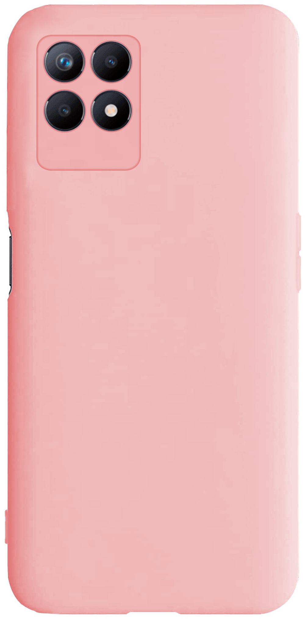 Мягкий Soft Touch чехол из силикона для REALME 8i и NARZO 50 с бархатной подкладкой