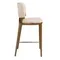 Барный стул 4208 из кремовой экокожи