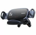 Держатель c беспроводной зарядкой Baseus LightChaser Triple-Coil Wireless C40355901111-00 черный