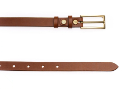 Ремень Saint belt slim латунь