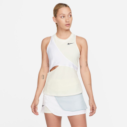 Женская теннисная майка Nike Court Dri-Fit Slam NT PS Tank Top Women - Cream, White