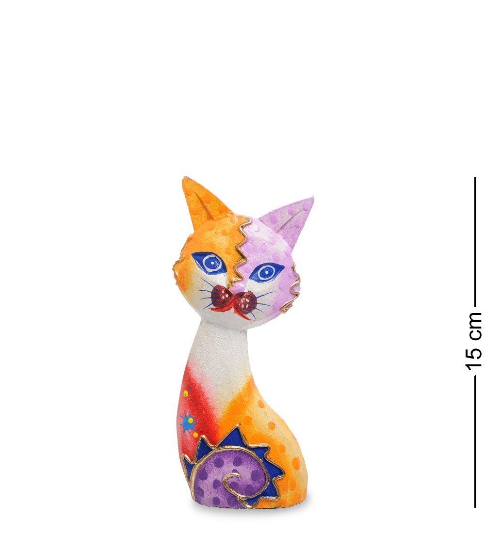 99-255 Фигурка «Кошка» н-р из трех 17,15,12 см (албезия, о.Бали)