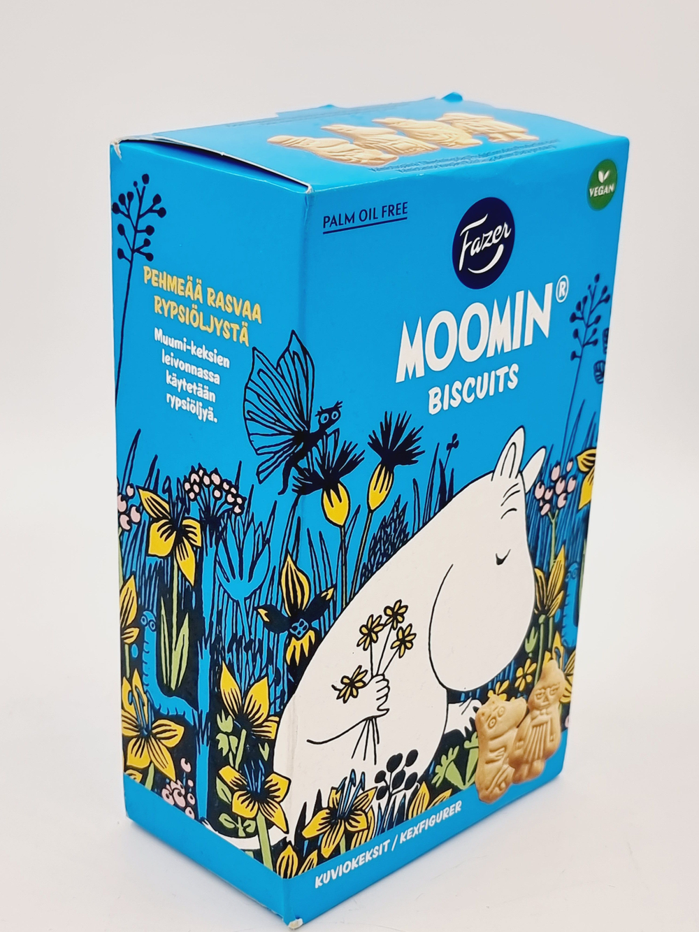 Fazer Печенье MOOMIN BISCUITS Муми-тролль, без пальмового масла, 175 г (из Финляндии)