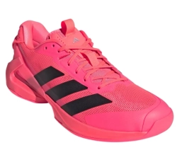 Мужские кроссовки теннисные Adidas Adizero Ubersonic 5 M - solar turbo/core black/solar turbo