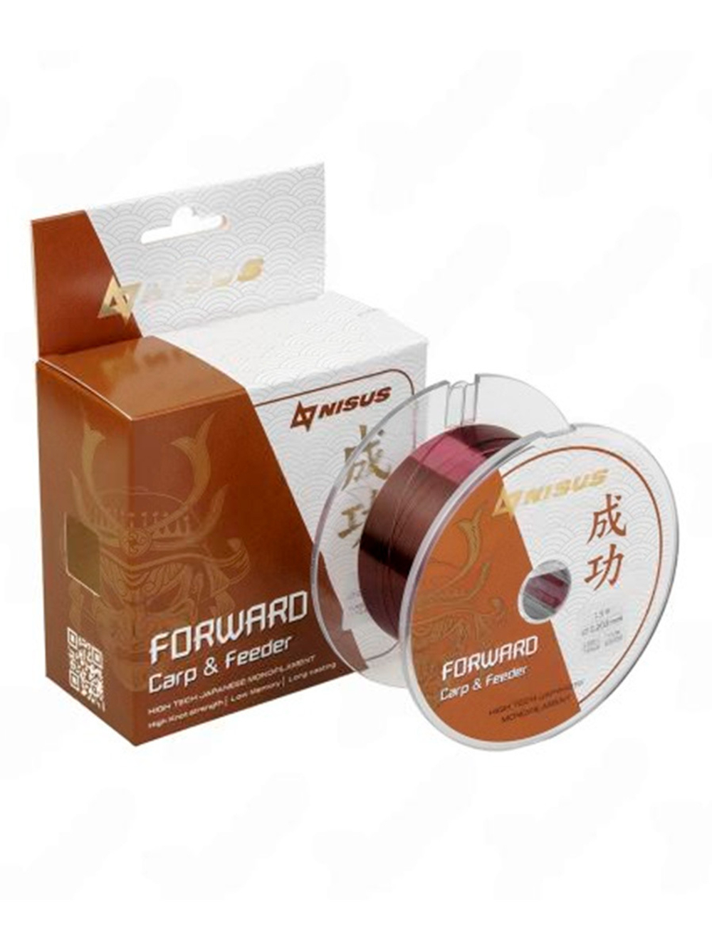 Леска для рыбалки Nisus FORWARD Carp&Feeder brown Nylon 0,437mm/150m (N-FCF-0437-150)