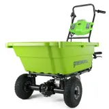 Садовая тележка самоходная Greenworks Арт. 7400007, 40V, 106 л — фото 2