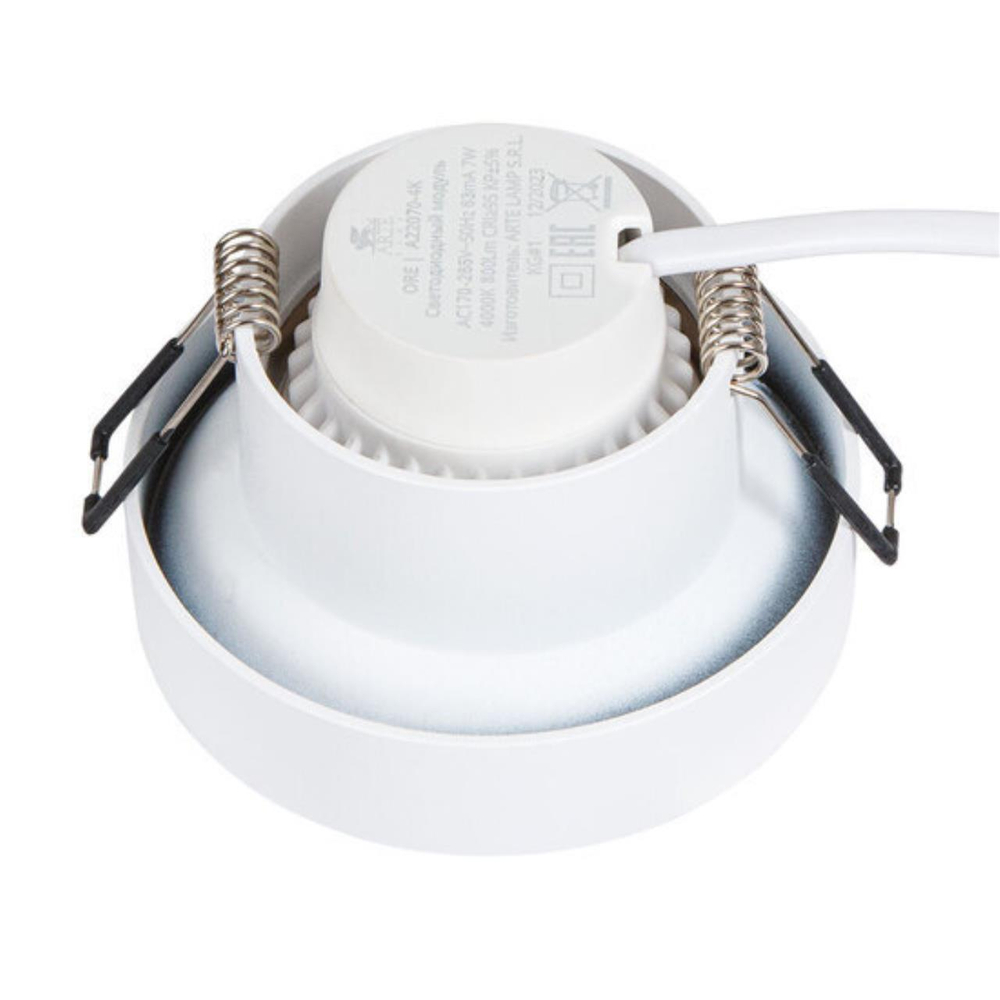 Встраиваемый светильник Arte Lamp RAMO A1240PL-1WH