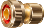 GRINDA BC-34A, 3/4″, для шланга, с автостопом, из латуни, быстросъёмный соединитель, PROLine (8-426130)