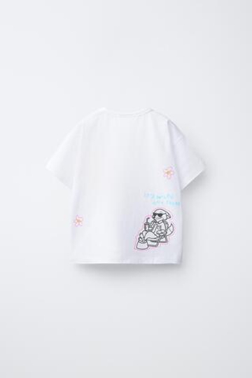 ZARA ФУТБОЛКА «ЗВЕРОПОЛИС» © DISNEY, БЕЛЫЙ