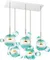 Подвесной светильник Bolle 2027-S5 Blue Loft It
