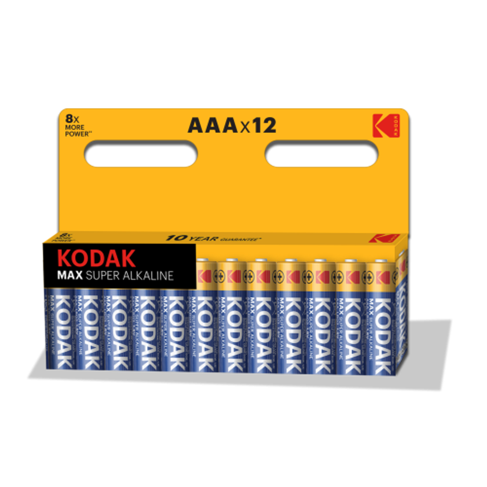 Батарейки Kodak LR03-12BL MAX SUPER Alkaline [K3A-12] | Kodak