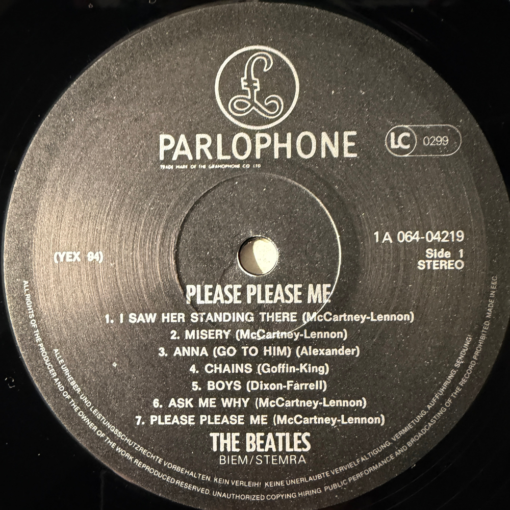 The Beatles – Please Please Me (Европа)