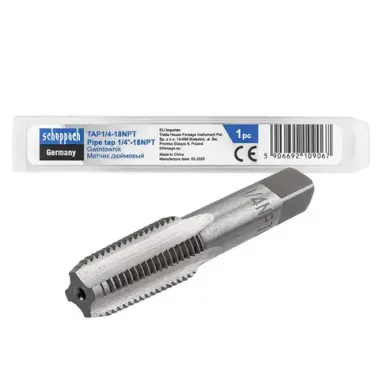 Метчик 1/4-18NPT (дюйм.) Scheppach Sch-TAP1/4-18NPT