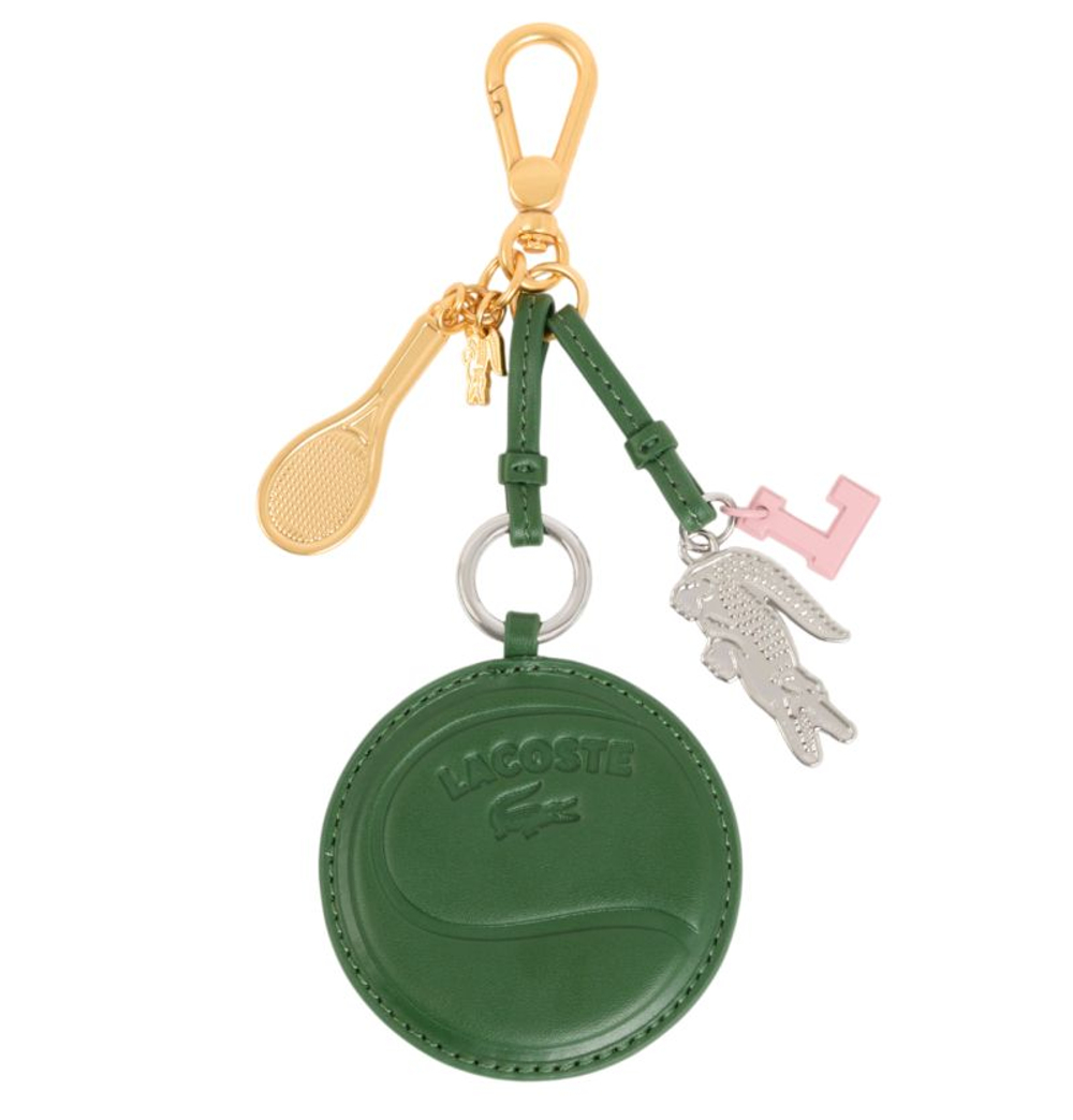 Подарок Lacoste Tennis Racket Mirror L Charms Key Ring - green