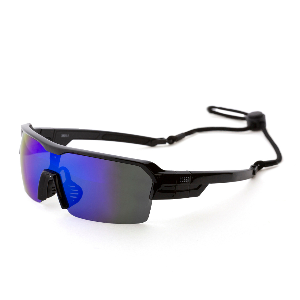 Спортивные очки OCEAN Race Black / Revo Blue Polarized lenses