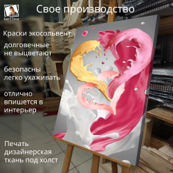 Картина интерьерная karTTina "Брызги арт", 50х70см 1шт.