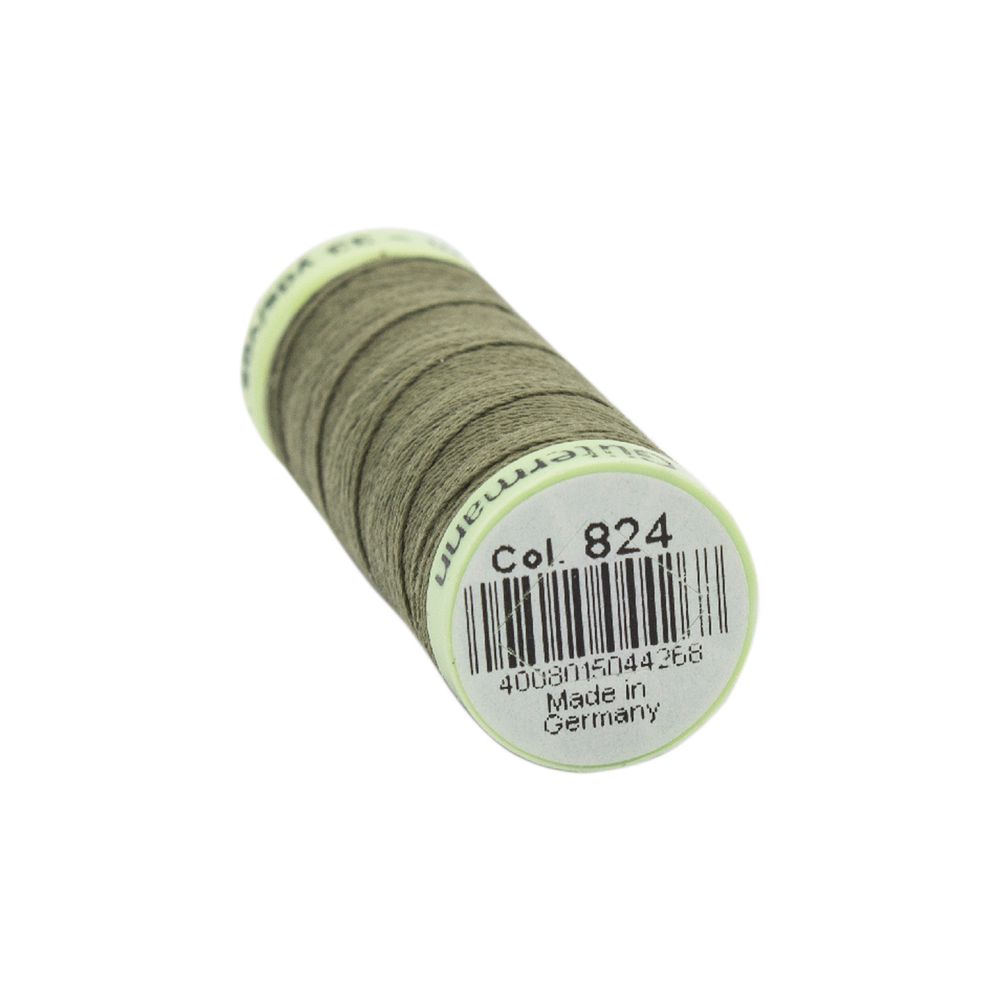 Нитки отделочные Gutermann Top Stitch 30 (30 метров), 5 кат. | 824 зеленый камуфляж