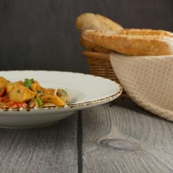 Тарелка глубокая 400 мл d 28 см h5,3 см для пасты Organica Grain P.L. Proff Cuisine [4]