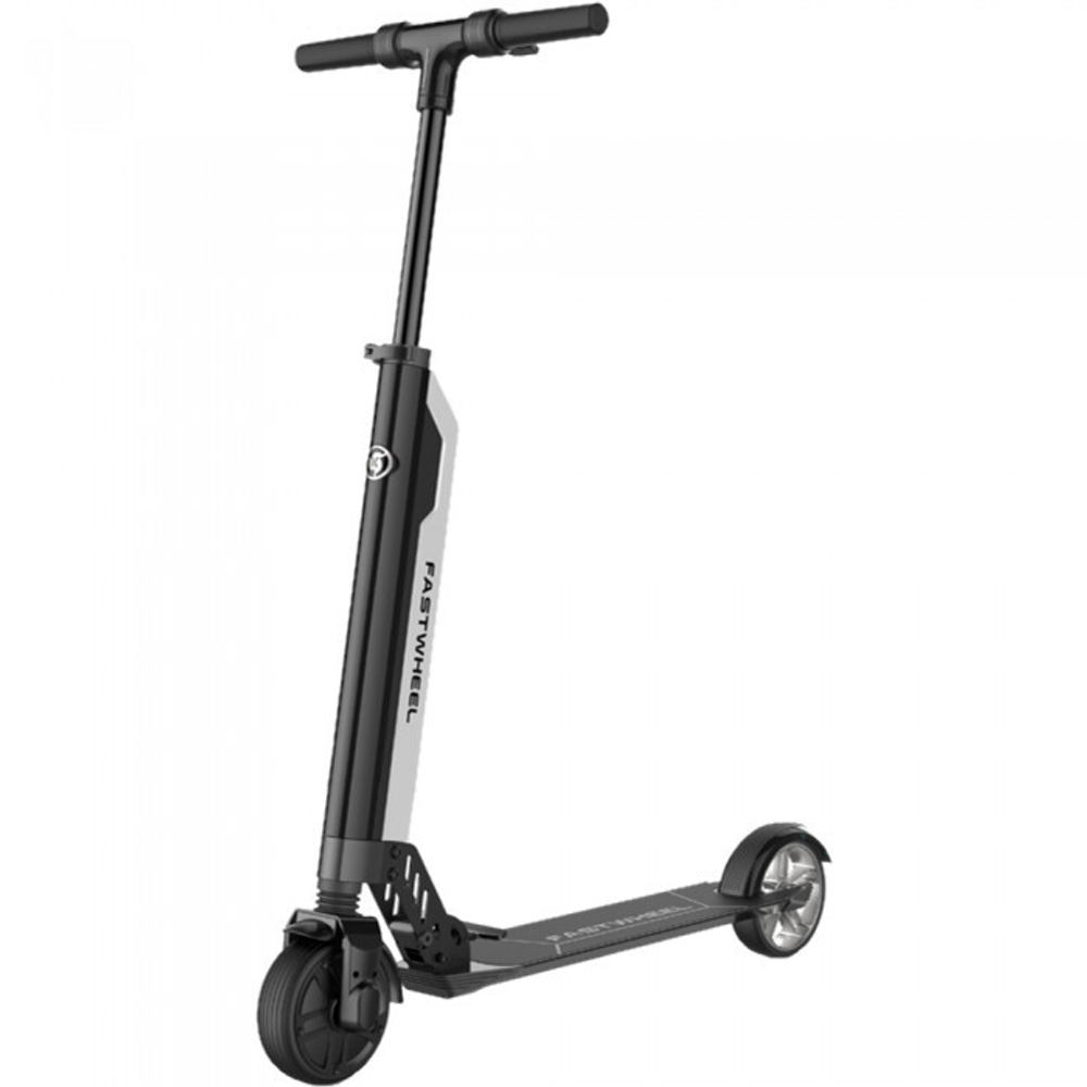Электросамокат FastWheel 4.4 350 W- съемный АКБ (белый- черный)
