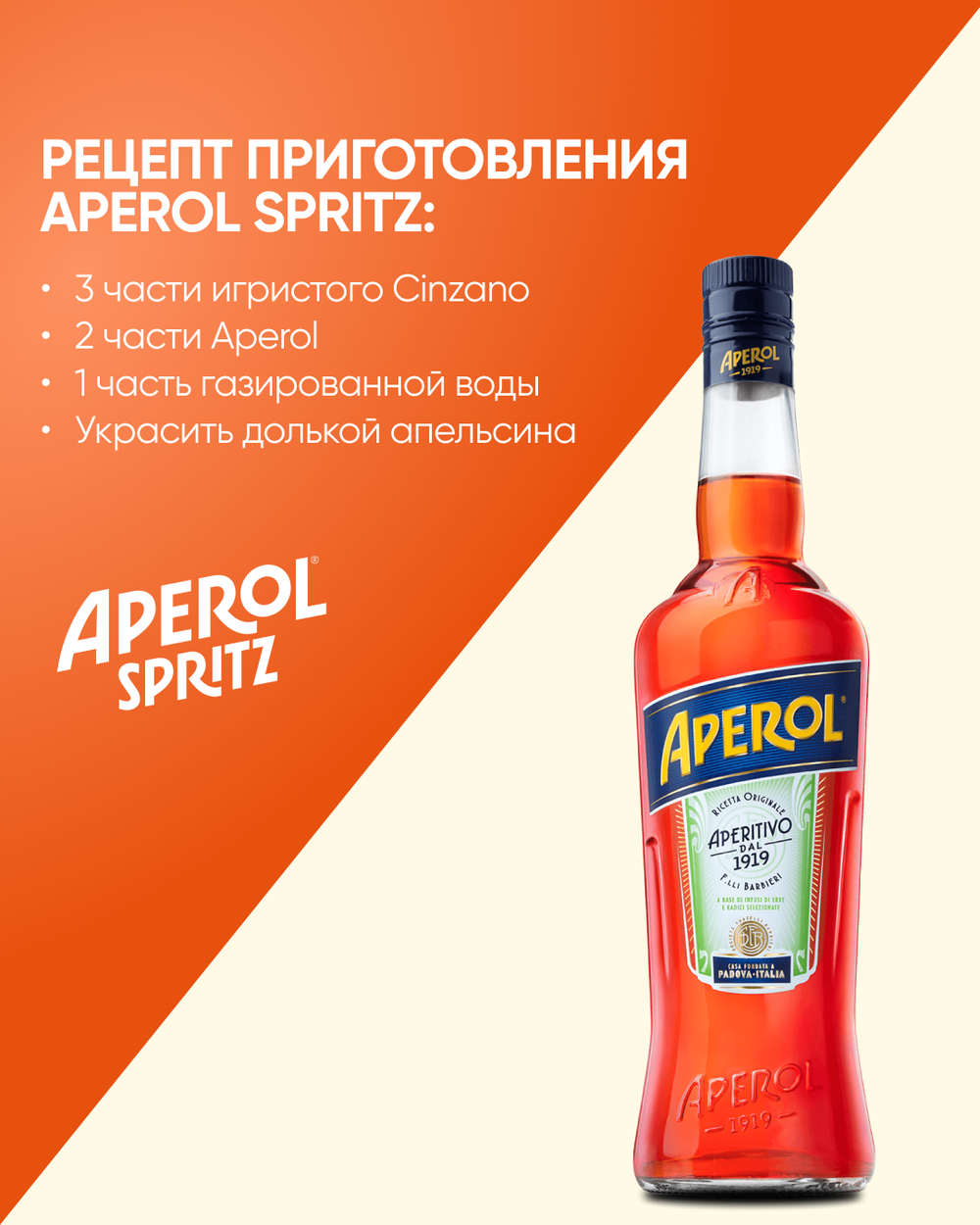 Аперитив Aperol 0,7 л.
