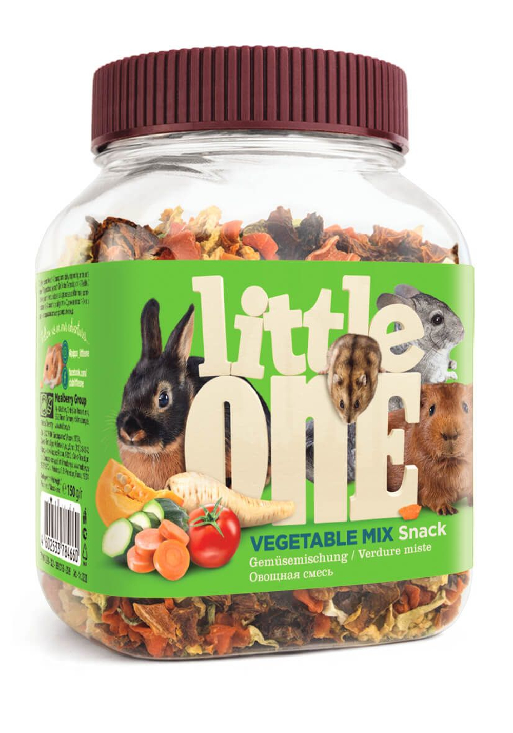 Little One Овощная смесь Snack для грызунов банка 150 г