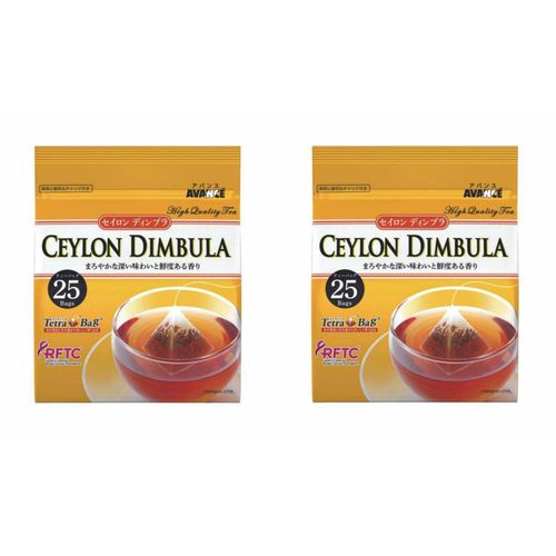 Чай черный Kunitaro Avance Ceylon Dimbula в 25 пакетиков 2 шт