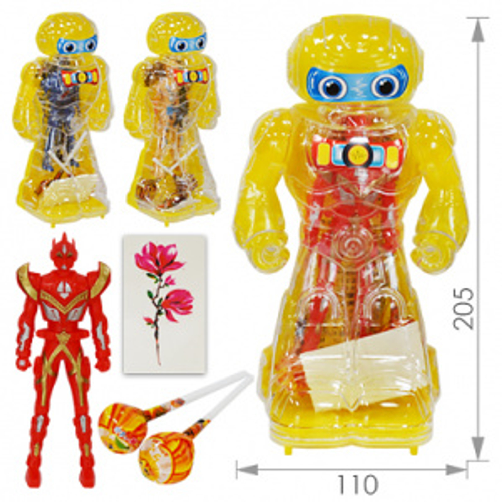 Игр.с тату РОБОПРИЗ + карамель 24г*24шт