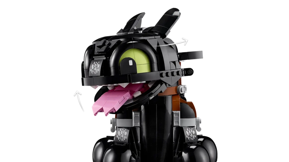 Конструктор LEGO Icons 10375 Как приручить дракона: Беззубик