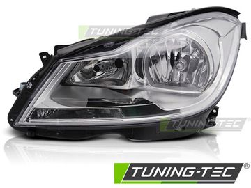 Фары передние CHROME LEFT SIDE TYC для MERCEDES W204 11-14