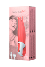 Вибратор Satisfyer Vibes Power Flower силикон красный