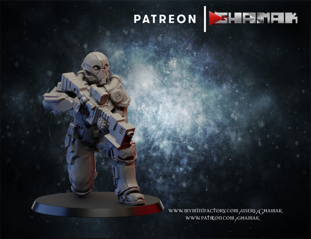 Tau Empire Pathfinder Следопыт №4 миниатюра для dnd, днд, pathfinder, фентези, Настольная игра, НРИ, Варгейм, РПГ