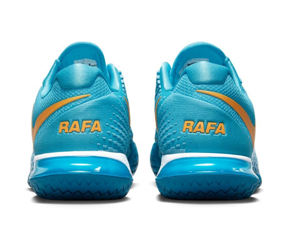 Мужские кроссовки теннисные Nike Zoom Vapor Cage 4 Rafa - baltic blue/vivid orange/green abyss