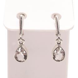 Серьги из Горного хрусталя, Серебро 925 проба