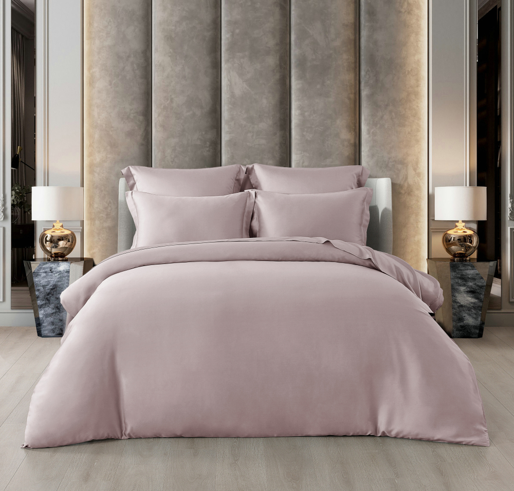 Постельное белье семейное Luxe Dream Sensa Marrone Pallido T1018F