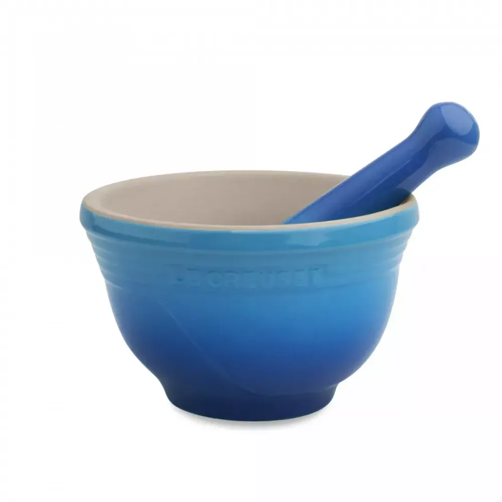 Ступка с пестиком Le Creuset, Синяя