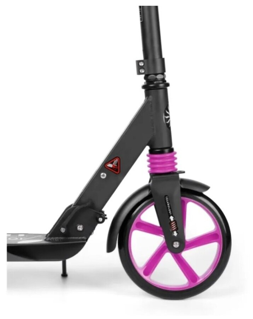 Самокат двухколесный "Urban Scooter SunColor SKL-03" амортизатор, колеса 200 мм (розовый/черный)